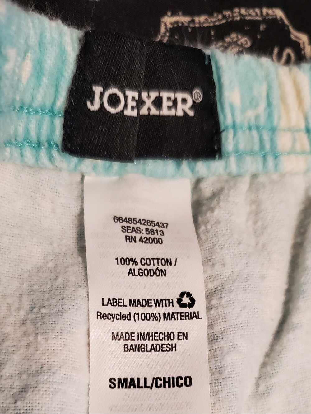 Joe Boxer Flannel 2 PC Pajama Set Women's Small - Picture 6 of 8